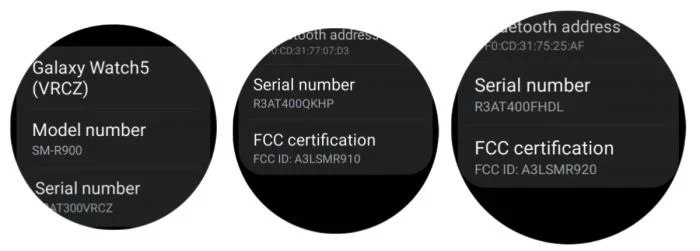 FCC文件显示三星Galaxy Watch5系列
