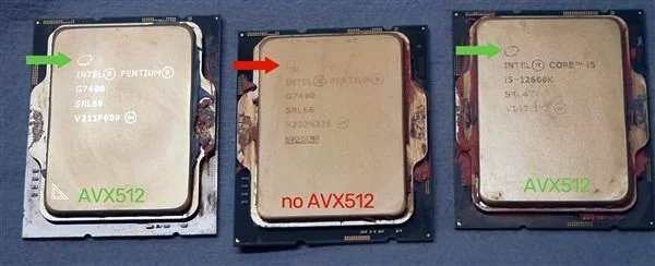 Intel 12代酷睿无情封杀AVX-512指令集：看一眼LOGO就知道了