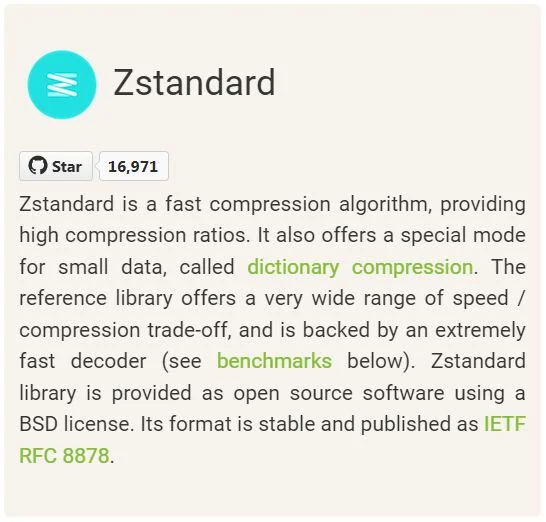 Linux 5.19内核终于接纳了Zstd压缩