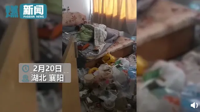 女子欠2个月房租失联留满屋垃圾画