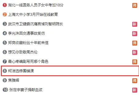 柯洁选修围棋课，网友：老师虽然下不过