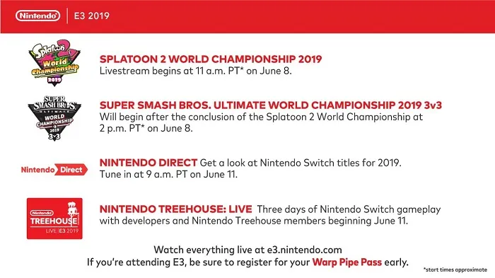 任天堂称Nintendo Direct会于6月11