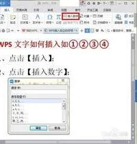 wps中添加带圈数字 | wps表格中插