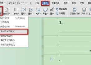 wps中下一页 | wps中插入下一页