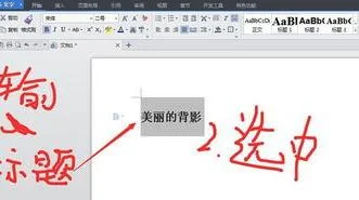 wps如何把字体横竖同时使用