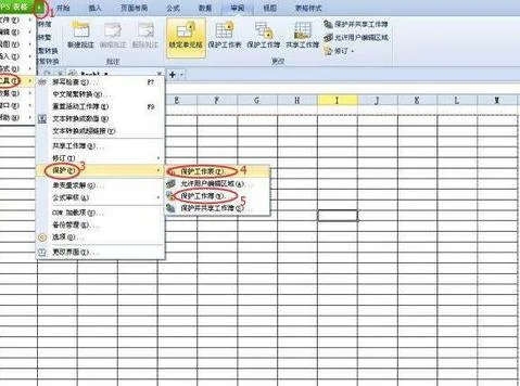 wps中保护工作表的方法 | wps中保