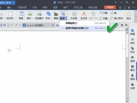wps截屏时隐藏当前界面 | 截图时隐藏当前窗口在哪设置