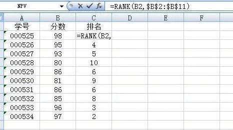 wps对销售排名 | excel中给销售额