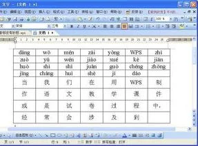 wps表格中打看拼音写汉字 | 用WPS