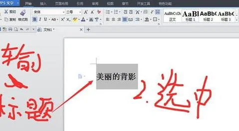 wps如何添加字体1003无标题