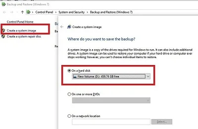 将win10系统传输到外部硬盘驱动器