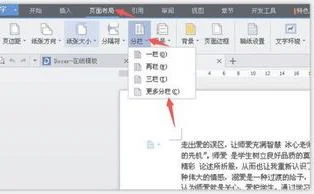 在wps中拉开两栏的间距 | word设置