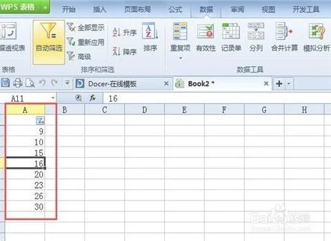 wps表格筛选符号设置 | wps表格里
