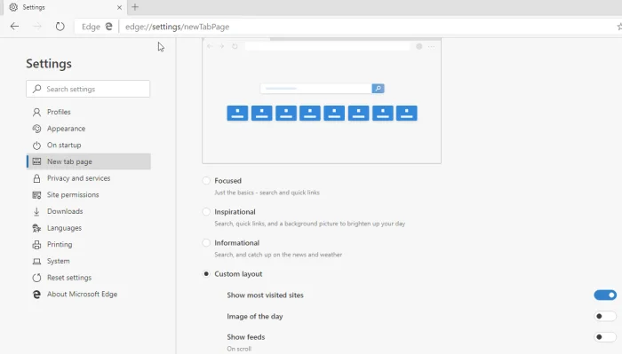Win10 Edge Canary可自定义设置新