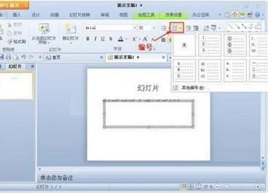 wps中加入项目编码 | wps演示项目