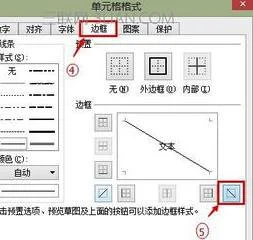 大斜杠如何在wps表格上显现