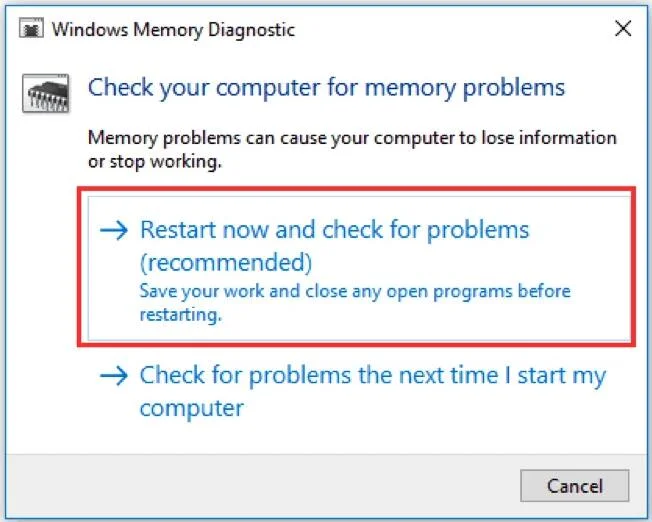 解决Win10出现停止代码内存管理错