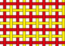 使用CDR打造红黄相间的编织效果教