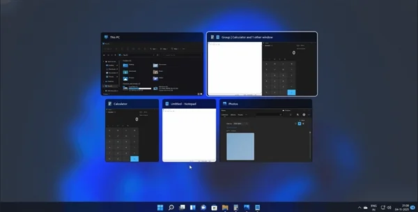 Win11系统Alt+Tab切换界面升级：有IOS的味道