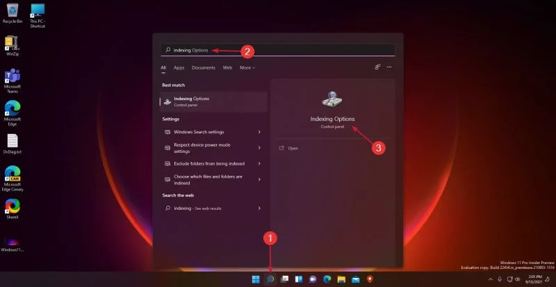 Win11怎么更改文件索引以加快搜索速度？