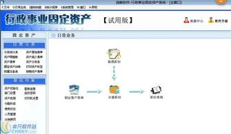 金蝶行政事业单位记账软件固定资产记账程序
