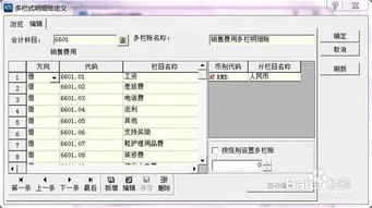 金蝶手工多栏账公式 | 金蝶易记账
