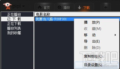 皮皮播放器下载视频导出