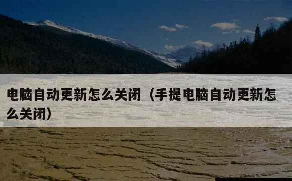 手提电脑自动更新怎么关闭 | 电脑自动更新怎么关闭