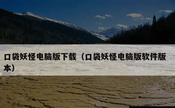 口袋妖怪电脑版下载(口袋妖怪电脑版软件版本)