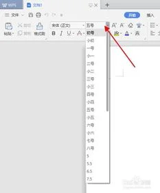 wps字体如何放大缩小