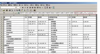 金蝶软件资产报表公式 | 金蝶财务