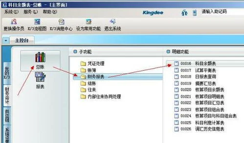 如何看金蝶云星空科目余额表 | 金