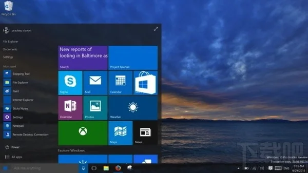 Windows10 10074微软官方下载地址 可迅雷下载