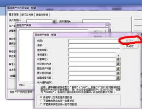 金蝶,旗舰版,新增,资产