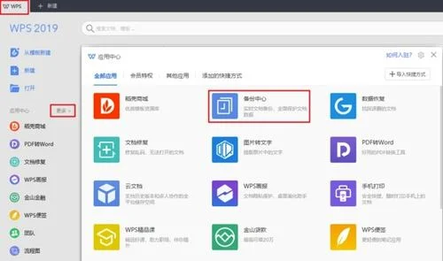 wps如何备份文件在哪里