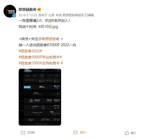 来了！锐龙版拯救者R7000P/R9000P 20