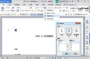WPS如何选择带圈字符