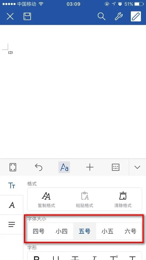 苹果手机wps如何修改字体大小 | WP