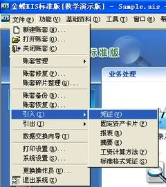 金蝶kis怎样引入凭证