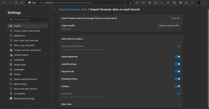 微软Edge迎来新功能 可以从Chrome