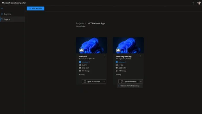 微软面向开发者推出Microsoft Dev Box云端工作站服务