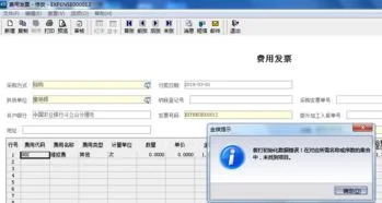 金蝶kis费用发票